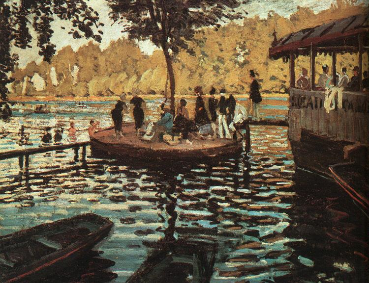 Claude Monet La Grenouillere Sweden oil painting art